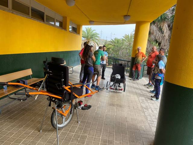 Taller de pilotos de Joëlette en nuestro instituto