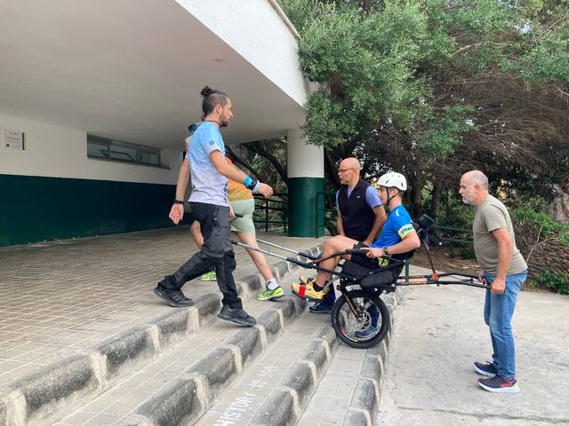 Taller de pilotos de Joëlette en nuestro instituto