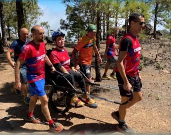 Con el Chanchullo Trail por el pinar