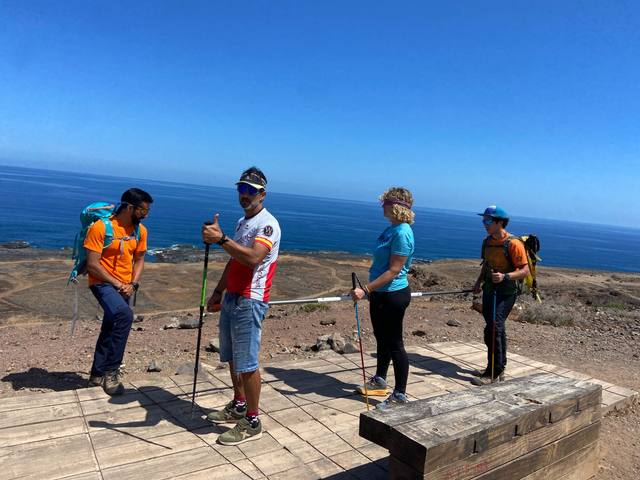 ¡Todo bien! Guiado con barra en el mirador