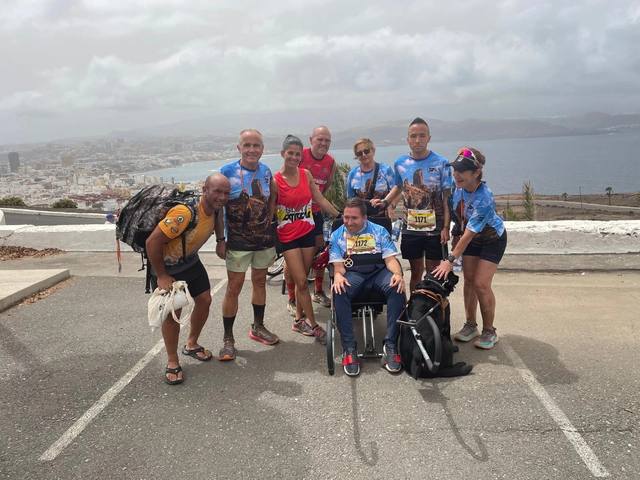 ¡Meta! Medallas, sonrisas y hasta un perro guía en la foto final